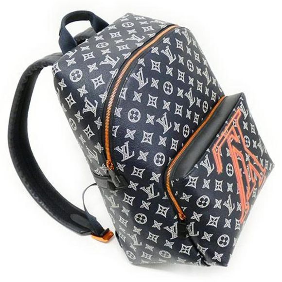 Louis Vuitton Monogram Ink Upside Down Apollo Backpack Navy - Picture 3 of 12